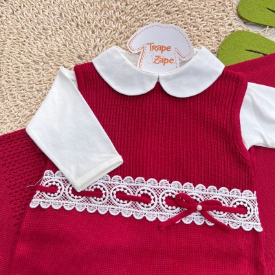 Saída de Maternidade Letícia - Vermelho